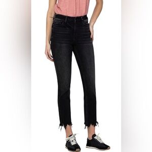 Vervet high rise black jeans